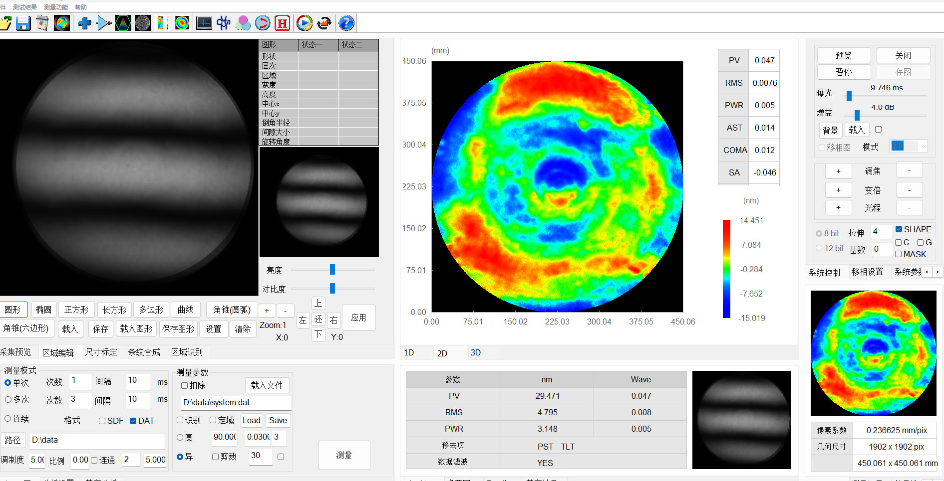 Surface Figure Report of Microcrystalline Window